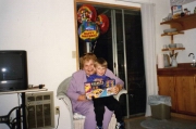 Sam 177.jpg: 1995/02/01 - Sam's 4th Birthday and Scott's 71st Birthday - 1995